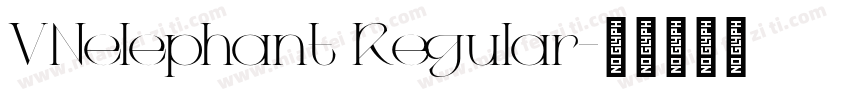 VNelephant Regular字体转换
